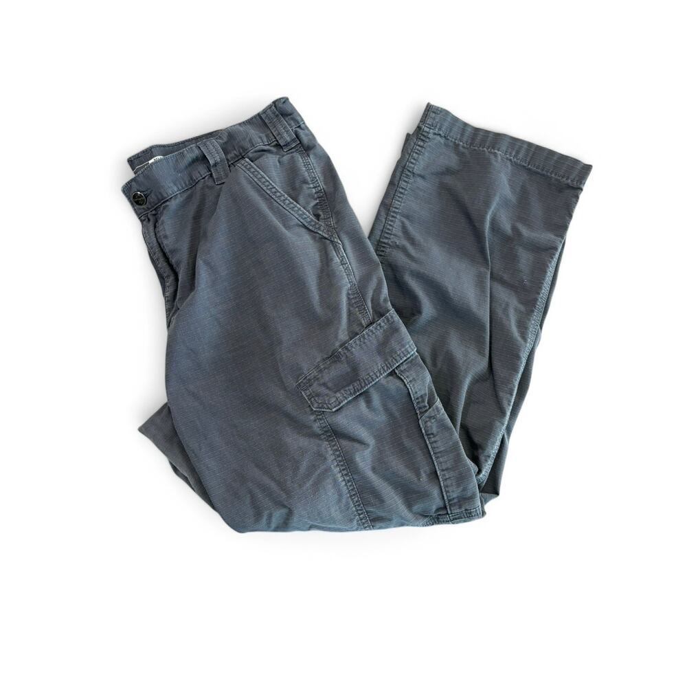 Carhartt Men's Relaxed Fit Gray Workwear Pants Straight Legged 38 x 32
